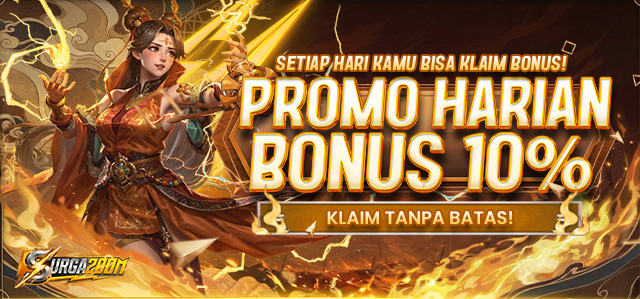 BONUS HARIAN 10%